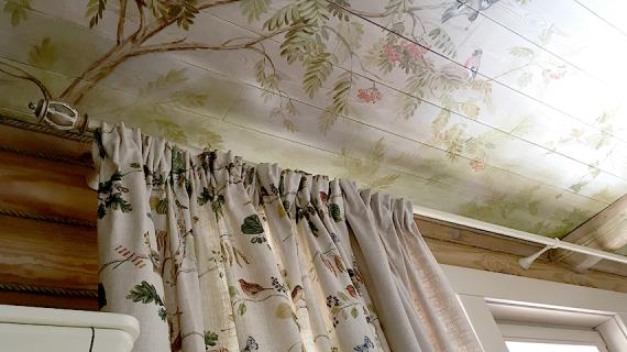 Роспись деревянного дома