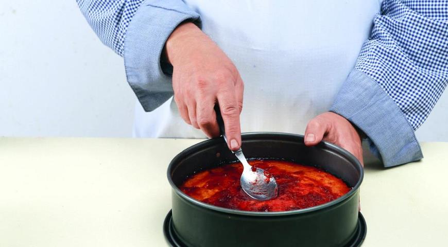 Йогуртовый торт с черешней . Шаг 4