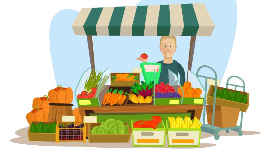 Дачникам разрешат продавать на рынках свои овощи и фрукты.
