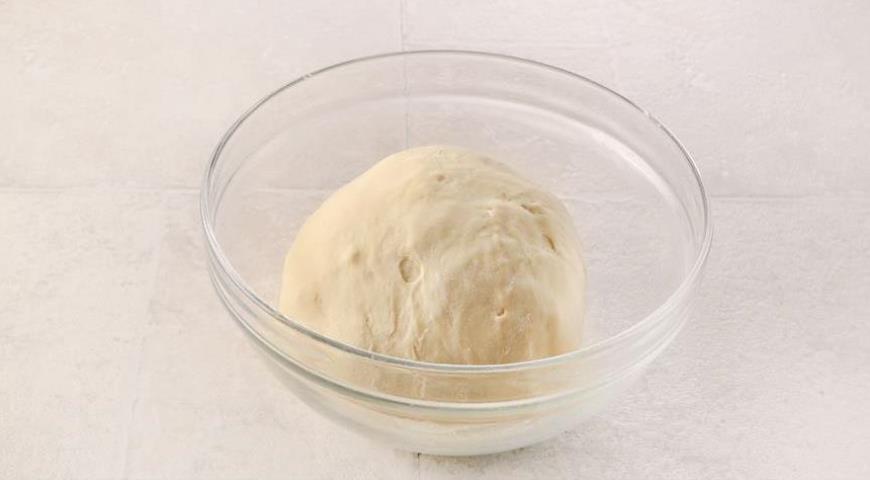 Грузинские хинкали с сыром и зеленью. Шаг 1