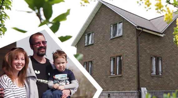 Компания Технониколь обновила фасад загородного дома для участников телепрограммы