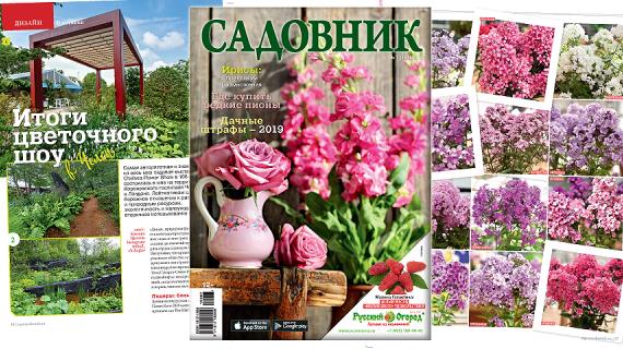Ежемесячный журнал Садовник № 7 (161) 2019