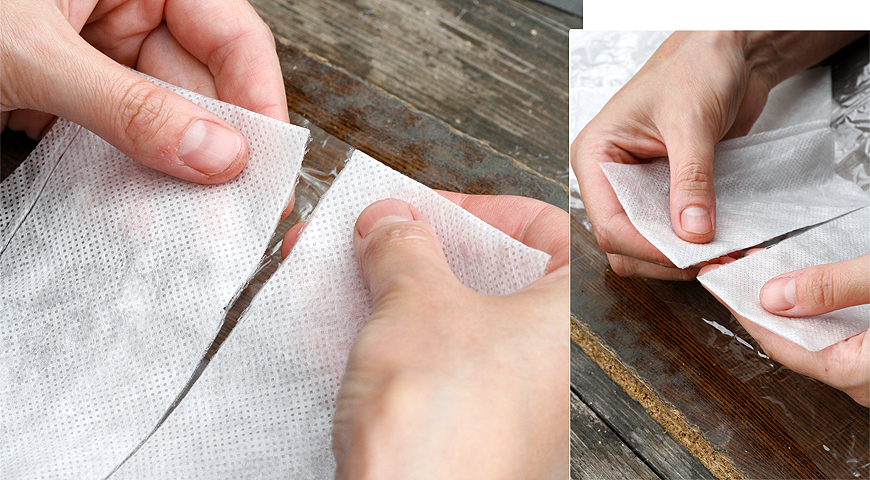 сбор семян в индивидуальные мешочки