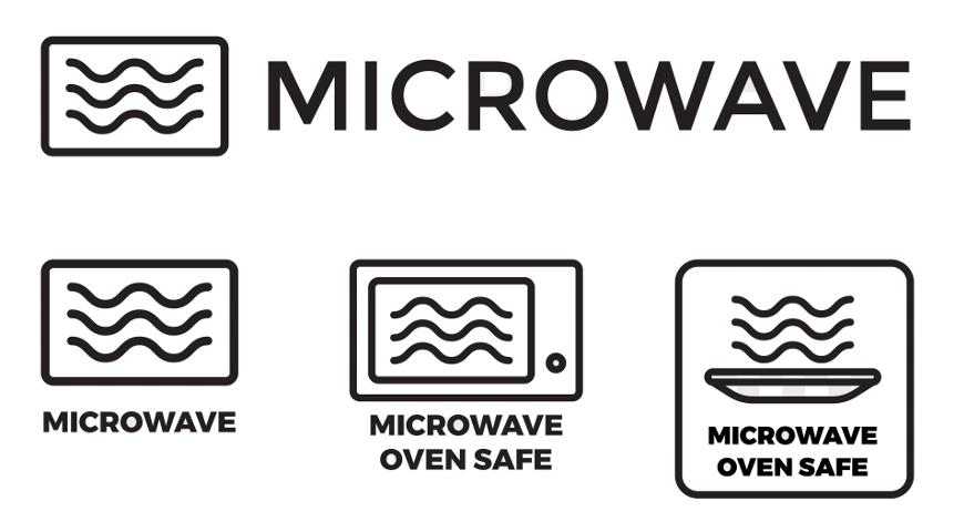 Посуда для микроволновки обозначение