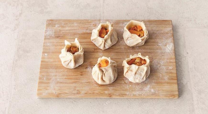 Манты с тыквой. Шаг 4