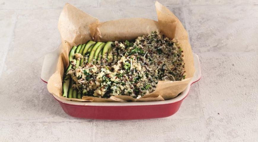 Запеканка из киноа с цукини. Шаг 6 Запеканка из киноа с цукини. Шаг 6