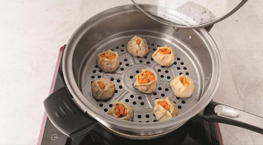 Манты с тыквой. Шаг 5