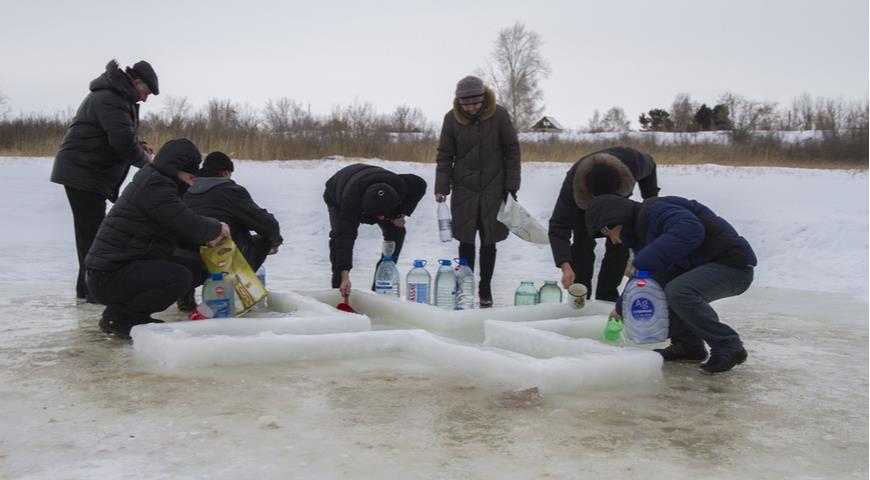 крещение, святая вода