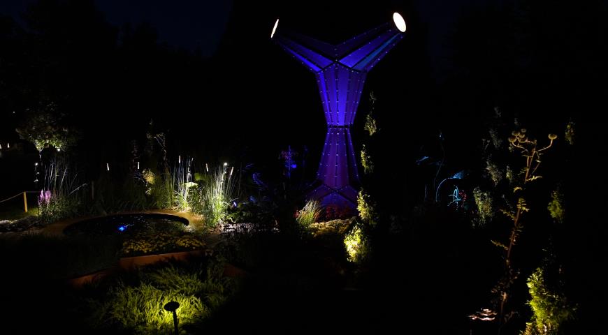 VI фестиваль исторических садов в Царицыно 2023, сад "Тайный сад Третьей планеты"