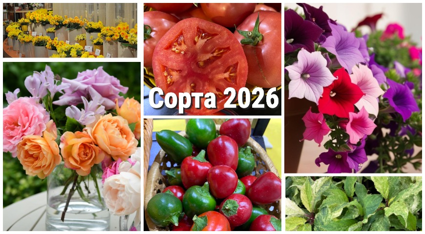 Сорта цветов и овощей 2026 год