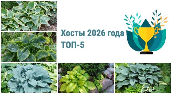 Лучшие хосты 2026 года, топ-5 сортов по мнению профессионалов