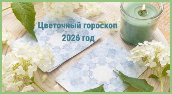 Цветочный гороскоп на 2026 год для каждого знака зодиака