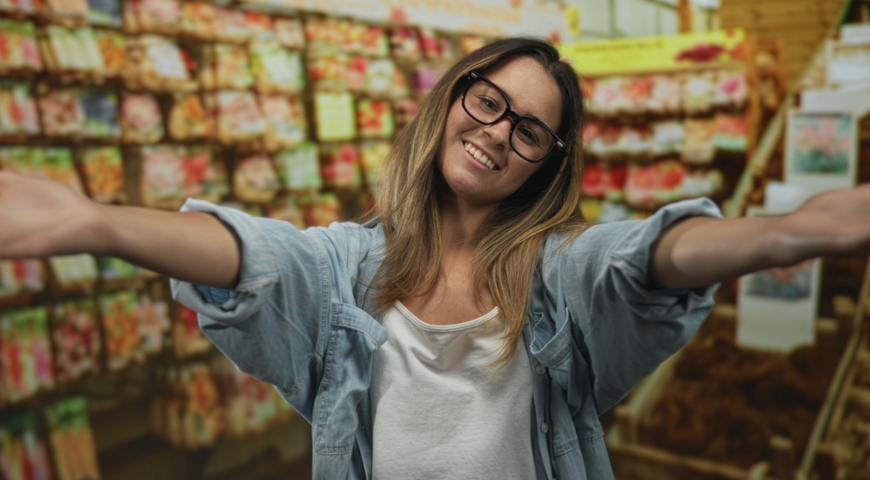 Семена в магазине, обзор сортов цветов