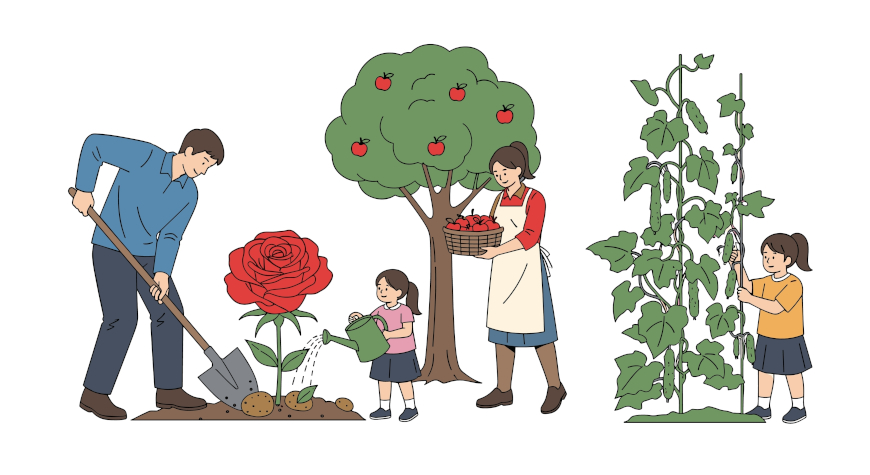 Занятия садоводством